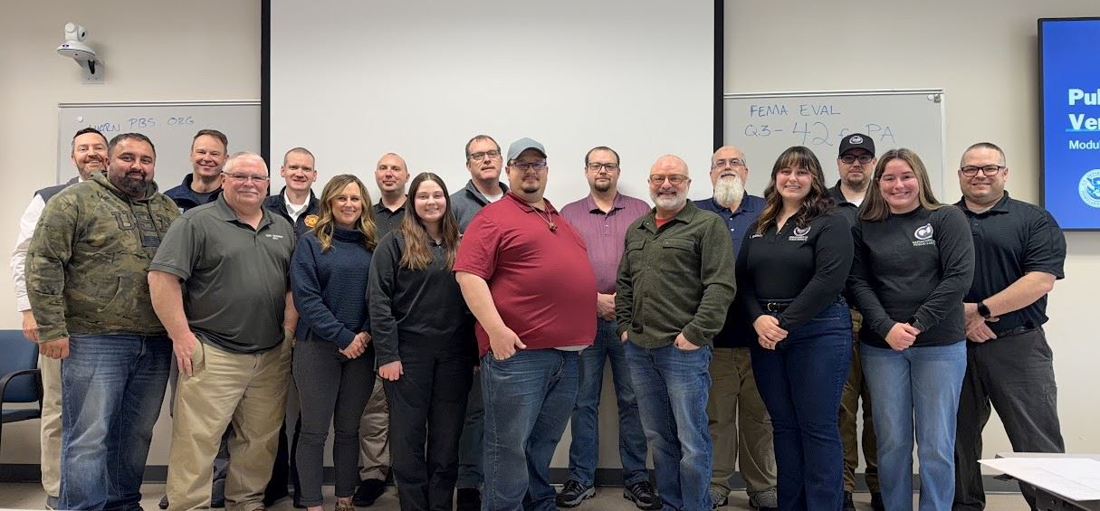 a diverse group of public safety and infrastructure professionals from across the region